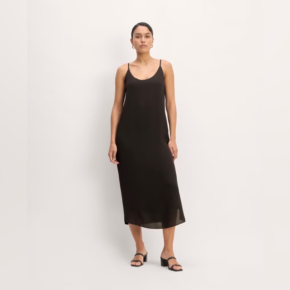 Everlane Summer Slip Dress | Color: black | Material: viscose | Women’s Size 10